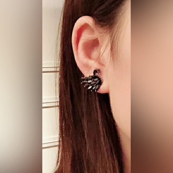 Swan Earrings - Picture 2 of 2